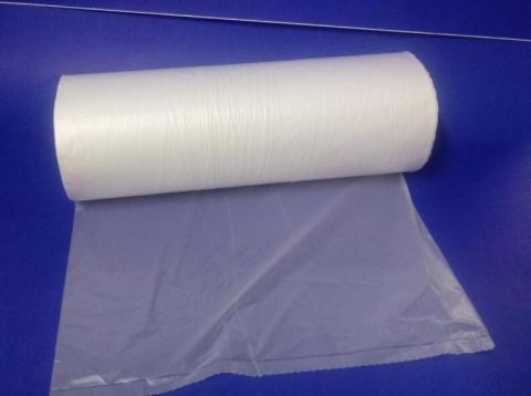 Bobina tubular Polietileno Alta Densidade Semi Transparente